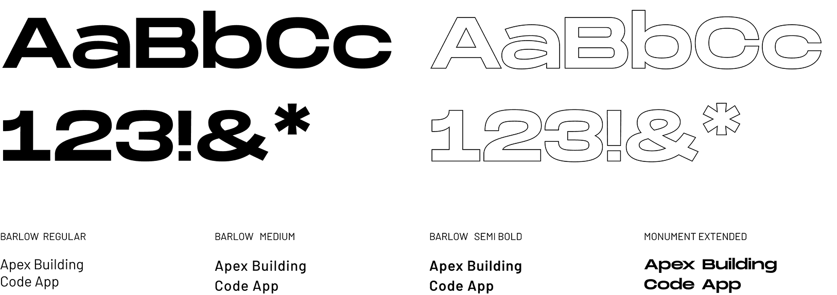 Apex Typography