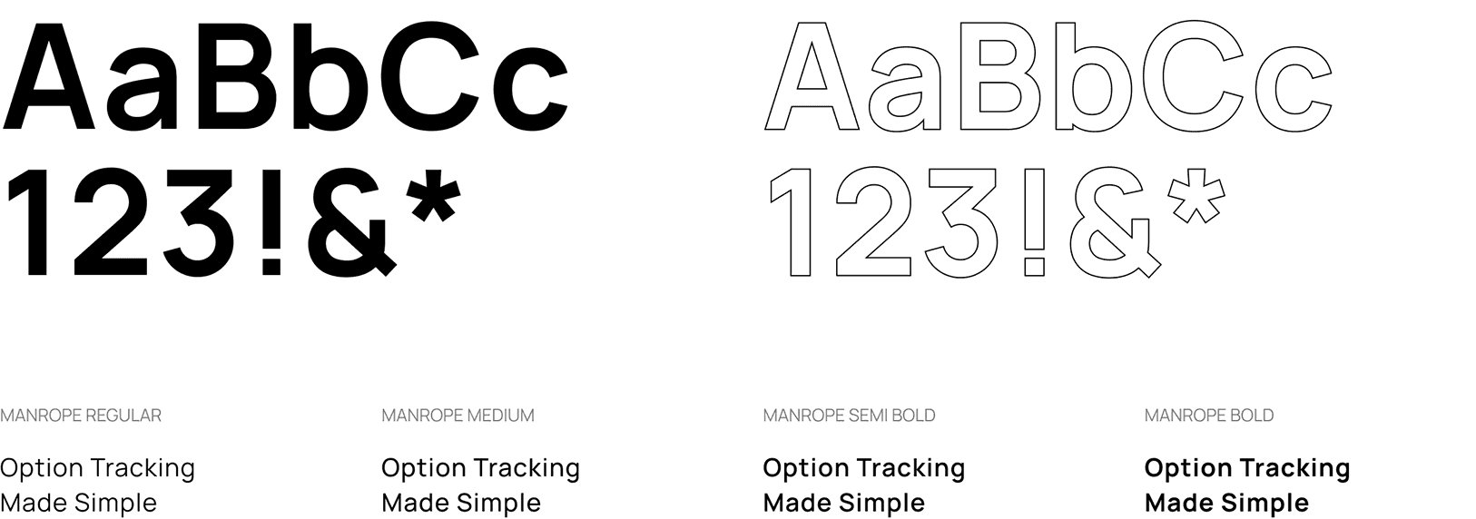 Set of Fonts