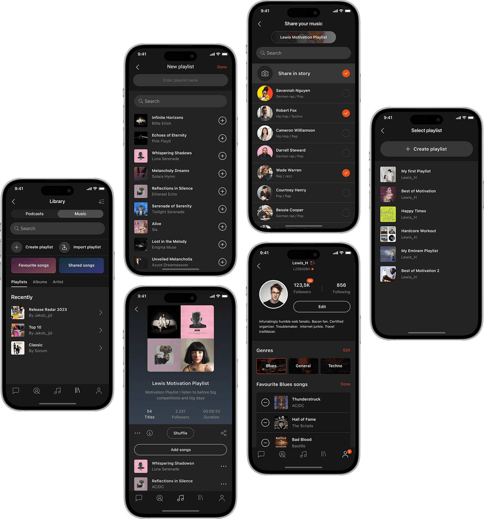 Create unique playlists